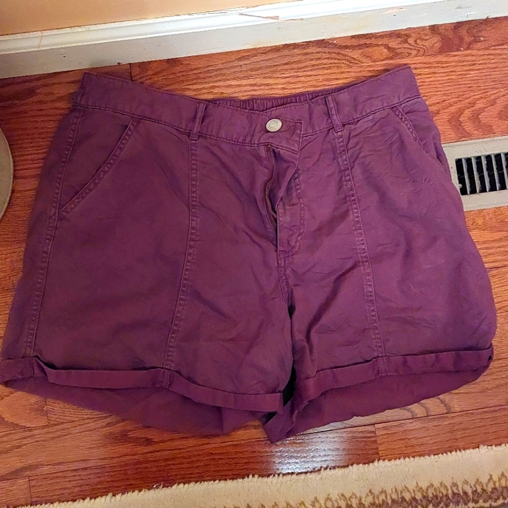 Maurices Burgundy Shorts